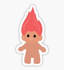 Pink Troll Sticker