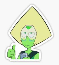 thumbs up peri Sticker