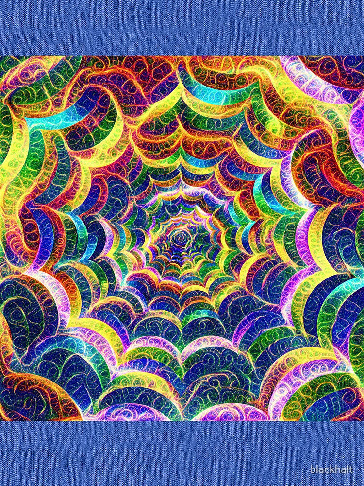 Spider web #DeepDream B by blackhalt