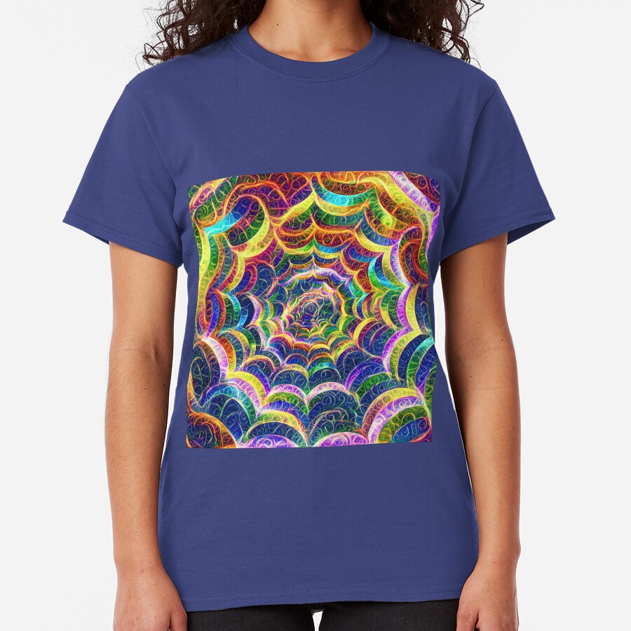 Spider web #DeepDream B Classic T-Shirt