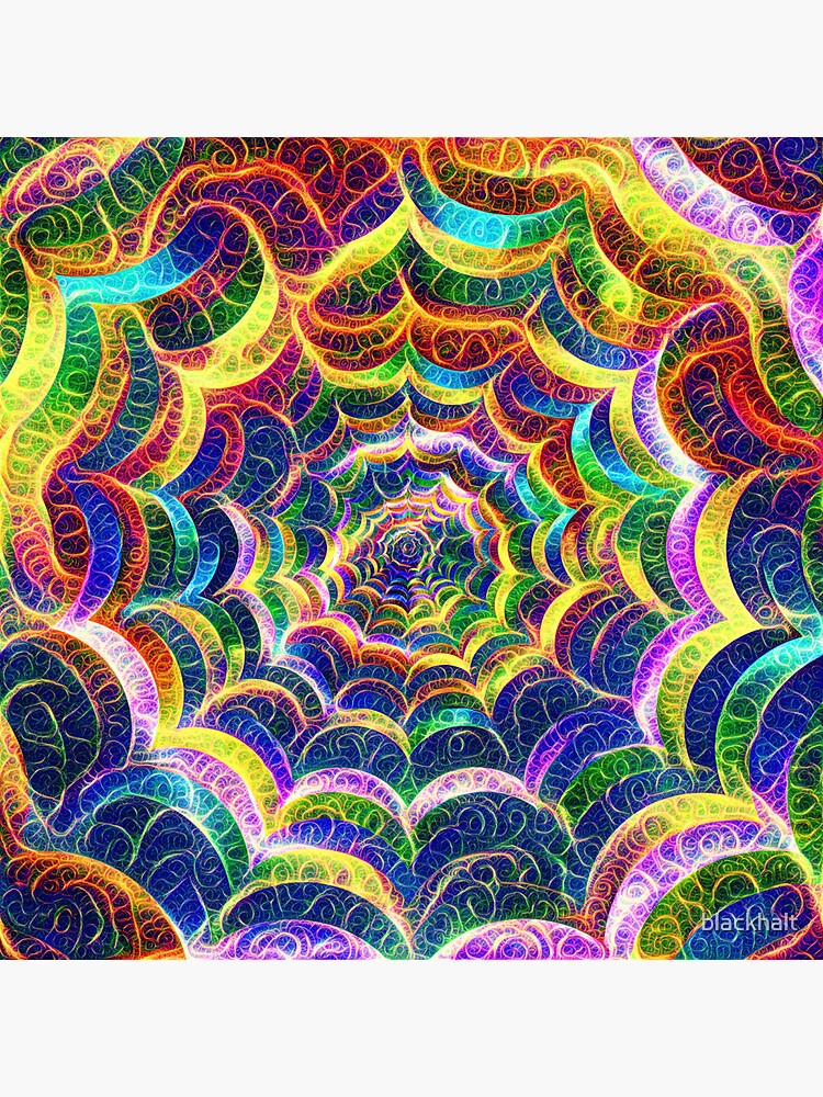 Spider web #DeepDream B by blackhalt