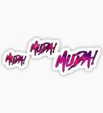 DIO "Muda!" Sticker