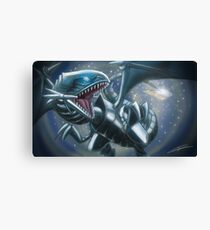 Emerging Blue-eyes White Dragon Canvas Print