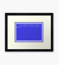 C64 Start Up Screen Framed Print