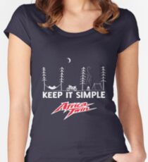Africa Twin KISS Women's Fitted Scoop T-Shirt