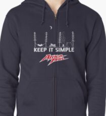 Afrika-Zwilling KISS Hoodie mit Reißverschluss