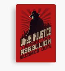 Rebellion Canvas Print