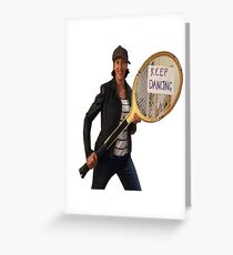 Miranda Hart - 'Keep dancing' Greeting Card
