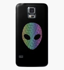 Coloured Alien Typograph Case/Skin for Samsung Galaxy