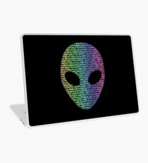 Coloured Alien Typograph Laptop Skin