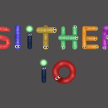Slither io game sticker Poster for Sale by Jnrhhose