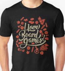 I Love Board Games Unisex T-Shirt