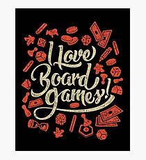 Lámina fotográfica I Love Board Games