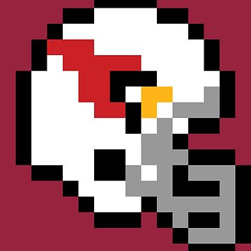 Arizona Cardinals (8-bit Football Helmet Only) Sticker for Sale by  TheArmorsmith