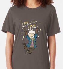 LIFE needs things to LIVE Slim Fit T-Shirt
