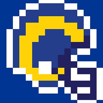 Aaron Donald Los Angeles Rams Pixel Art Kids T-Shirt