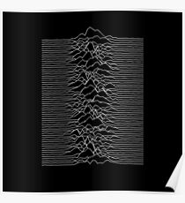Joy Division - Unknown Pleasures Poster