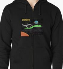 Star Snek - A Tiny Snek Comic Zipped Hoodie