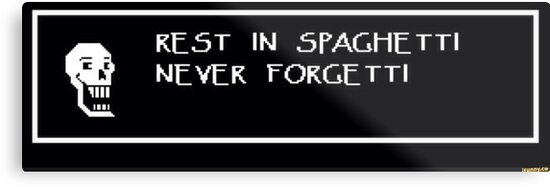 "Papyrus Quotes - Undertale" Metal Print by SirFlipp | Redbubble