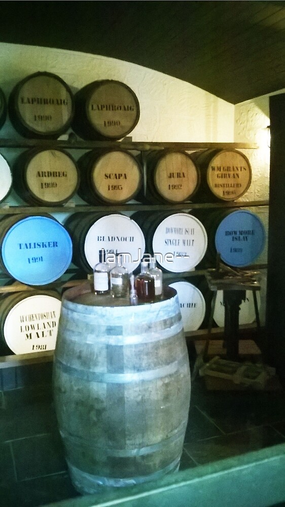 "Whiskey Cellar" by IamJane Redbubble