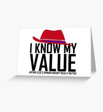 Peggy Carter Value | Agent Carter Greeting Card