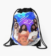 Fifth Harmony 7/27 Blue Drawstring Bag