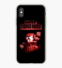 Mario Minimalist Nebula Design iPhone Case
