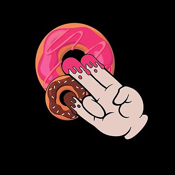 Donut Fingers Sticker The Shocker Sticker Meme Sticker - Temu