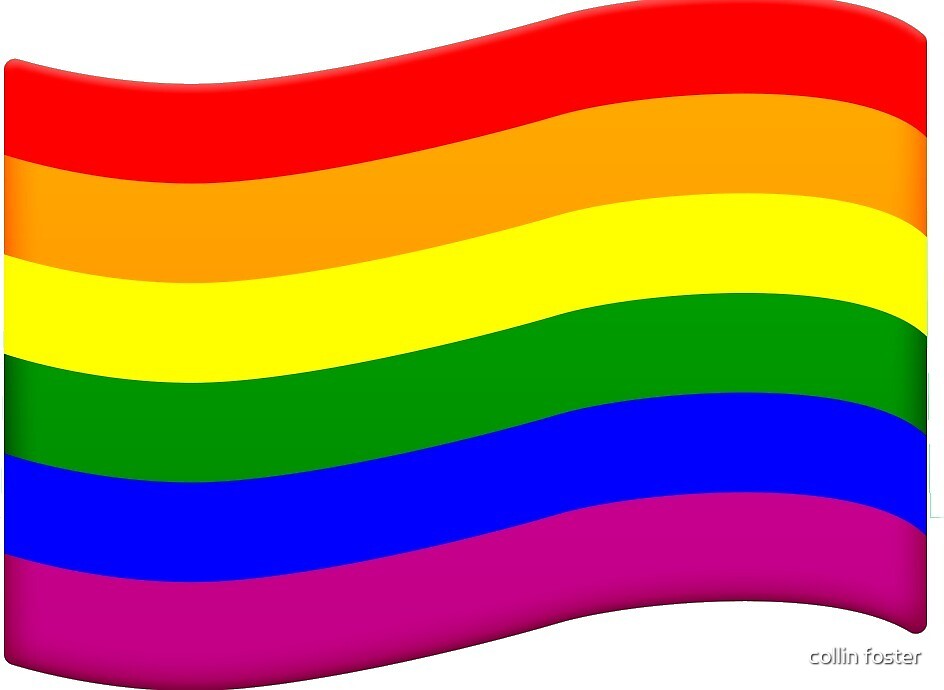 x gay flag emoji