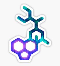 LSD Molecule Sticker