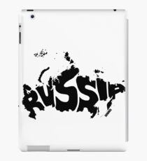 Russia Black iPad Case/Skin