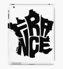 France Black iPad Case/Skin