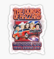 The Dukes Of General Hazzard Lee Dodge Sticker