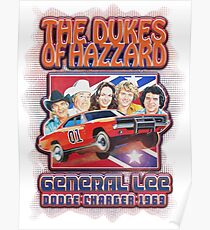 The Dukes Of General Hazzard Lee Dodge Poster