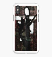 Abstract Slender Man iPhone Case/Skin