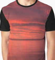 Crimson Dawn Graphic T-Shirt