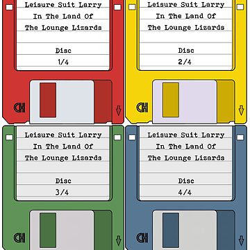 Artwork thumbnail, Leisure Suit Larry on 4 floppy discs by thedrumstick