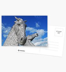 The Kelpies - Scotland's Roadside Art Postcards