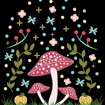 Cottagecore Mushroom Goblincore Aesthetic | Jigsaw Puzzle