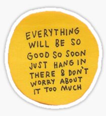 you are good enough !!! Sticker