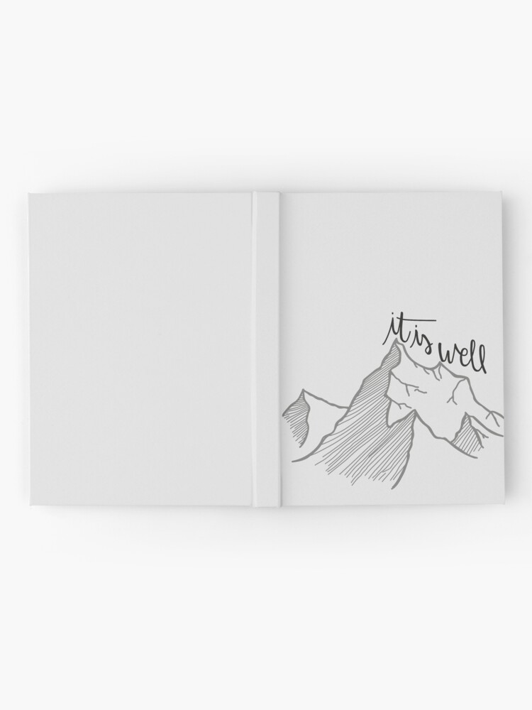 Alternate view of It Is Well Hardcover Journal