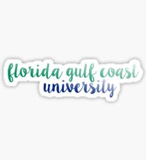 Florida Gulf Coast University Sticker