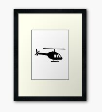 Helicopter Framed Print