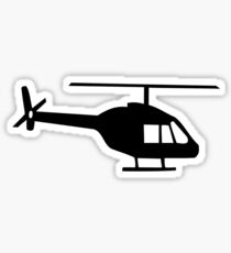 Helicopter Sticker