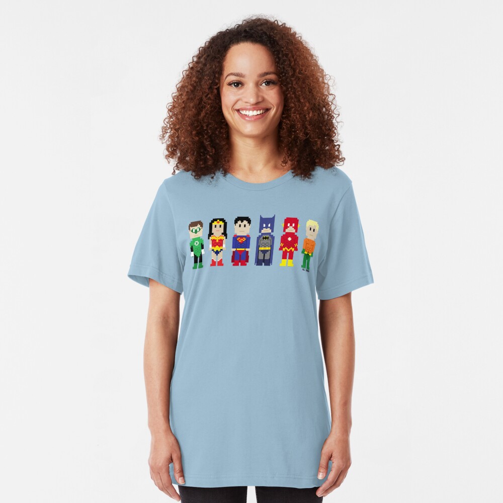 8-Bit Super Heroes 3: The Other Guys Slim Fit T-Shirt