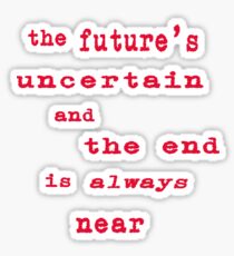 The Doors Lyrics Stickers Redbubble