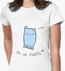 I'm so fluffy Women's Fitted T-Shirt