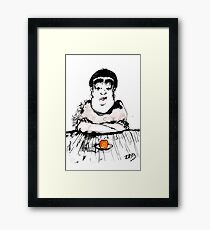 APPLE DIET Framed Print
