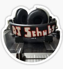 DJ Schuby Headphone Graphic Sticker