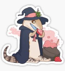 Scinque à langue bleue - Rouleau de gelée Sticker